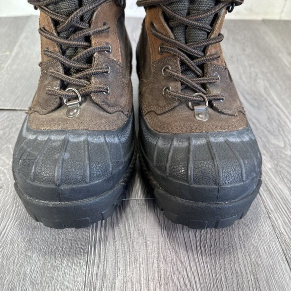 LaCrosse Leather Insulated Thermolite Winter Boots Men 6 Brown